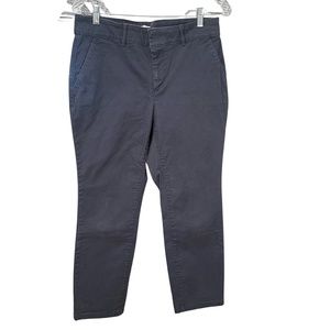 LOFT Cotton Straight Leg Chino - Khaki Pant Slate Blue Size 10P